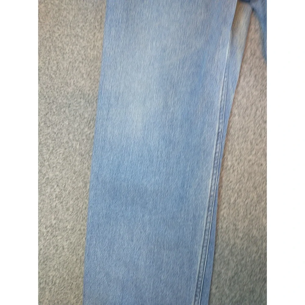 Levis 550 Relaxed Fit Jeans Men 40x35 Light Wash Blue Denim Tapered Leg 550-0260